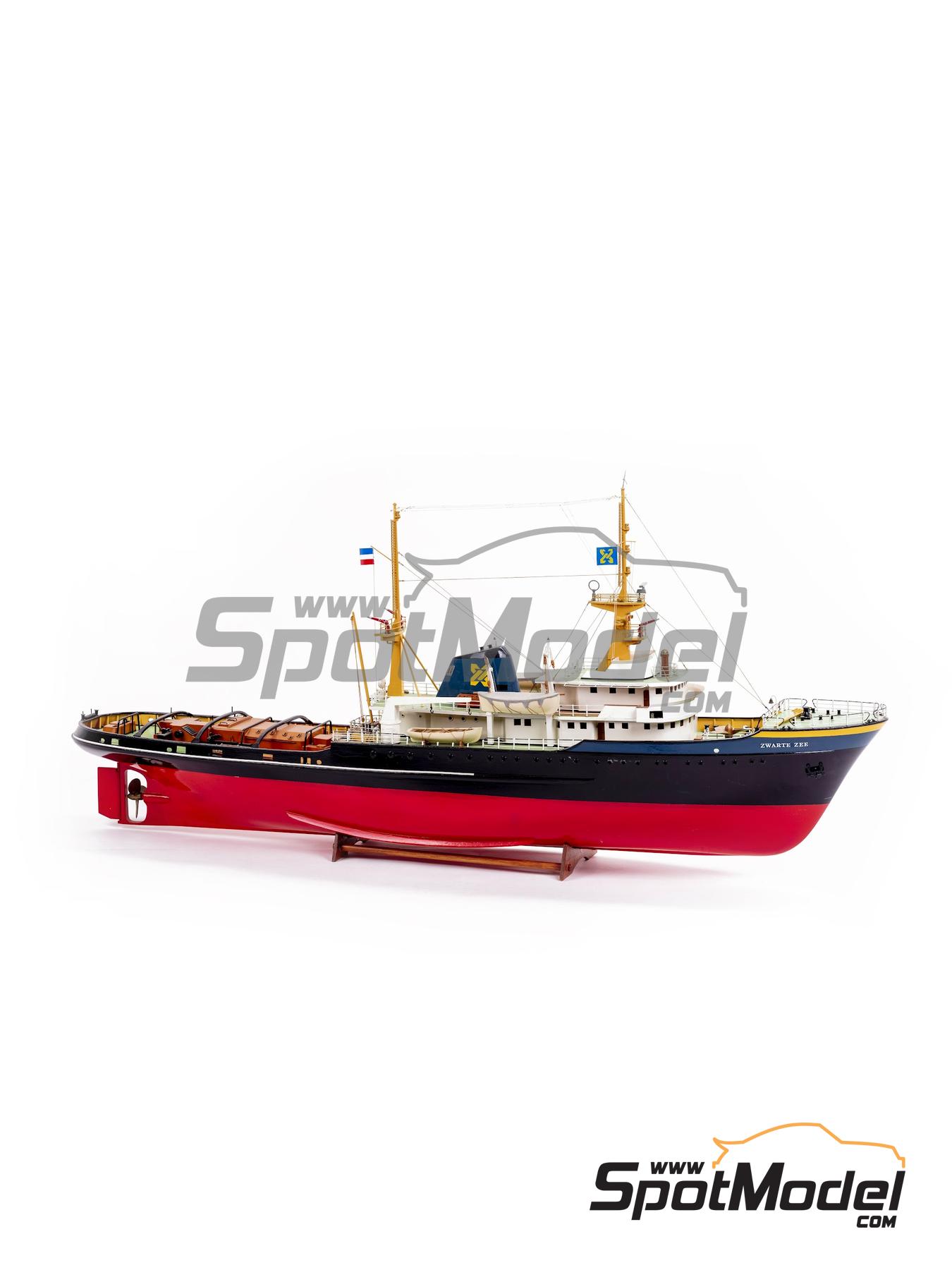 Zwarte Zee. Scale model kit in 1/90 scale manufactured by Billing Boats  (ref. BB592, also 5708964005929 and 01-00-0592)